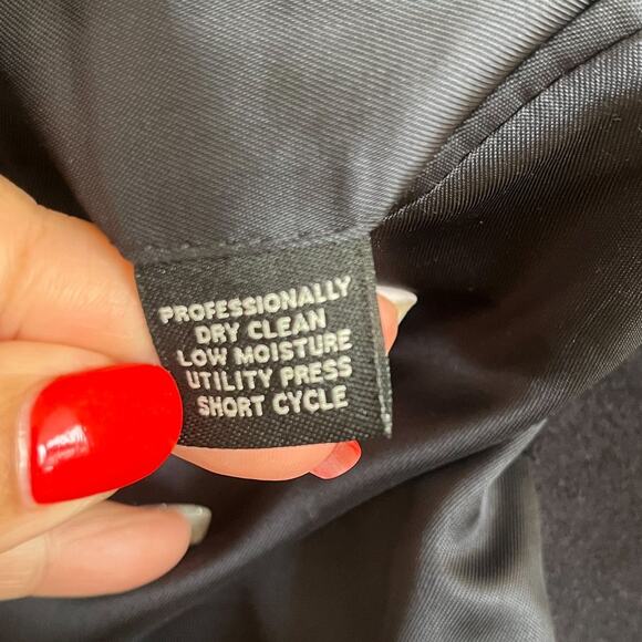 Jos A Bank Gordon Cashmere Mens Blazer Size 41R Black 2 Button Sport Coat Jacket - Picture 9 of 11